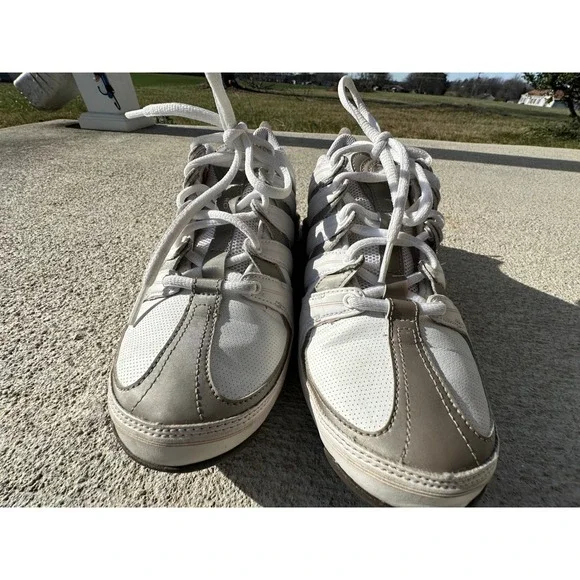 Nike Shox NZ Women Shoes White Light Gray Pink Shox NZ 313764 101 Size 7.5 - Picture 14 of 16